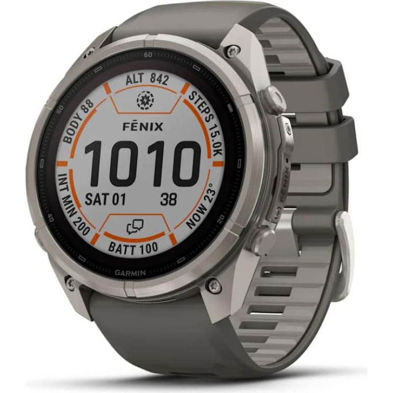Garmin SMARTWATCH FENIX 9 PRO SOLAR/TITANIUM 010-04339-01 GARMIN