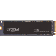 Crucial SSD|CRUCIAL|T500|2TB|M.2|PCIe Gen4|NVMe|3D NAND|Write speed 7000 MBytes/sec|Read speed 7400 MBytes/sec|TBW 1200 TB|CT2000T500SSD8