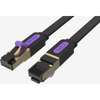 Vention PATCH CABLE CAT.7 FLAT/10M BLACK ICABL VENTION