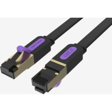 Vention PATCH CABLE CAT.7 FLAT/10M BLACK ICABL VENTION