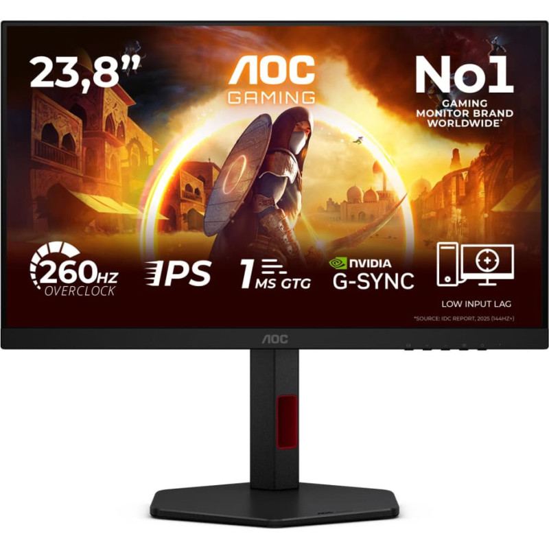 AOC LCD Monitor|AOC|23.8 "|1920 x 1080 pixels|Full HD|Native aspect ratio 16:9|LED|Flat|24G4ZR