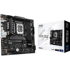 Asrock Mainboard|ASROCK|Intel B860|LGA 1851 (Socket V1)|micro ATX|RAM DDR5-SDRAM|4xSlots|3xNumber of M.2 (M) slots|B860MPRO-A
