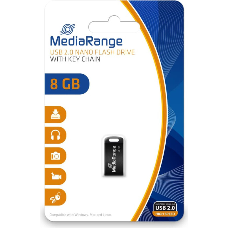 Mediarange MEMORY DRIVE FLASH USB2 8GB/MR920 MEDIARANGE