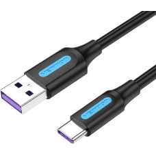 Vention CABLE USB-C TO USB2.0/1M PVC BLACK CORBF VENTION