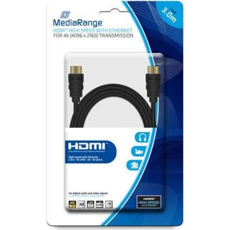 Mediarange CABLE HDMI-HDMI 3M/MRCS157 MEDIARANGE