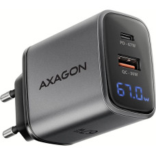 Axagon MOBILE CHARGER WALL USB 67W/GAN 2PORT ACU-PQ67D AXAGON