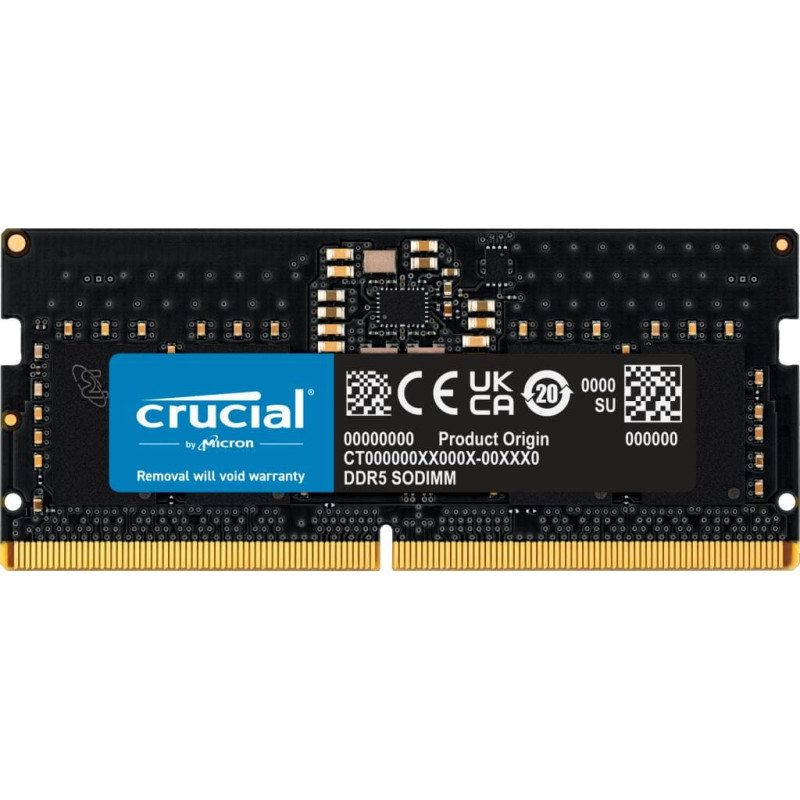 Crucial NB MEMORY 8GB DDR5-5600/SO CT8G56C46S5 CRUCIAL