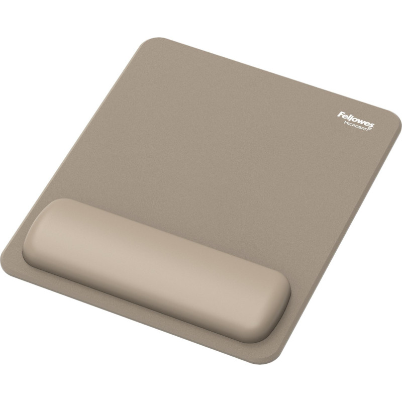 Fellowes MOUSE PAD WRIST REST/SAND 100142559 FELLOWES