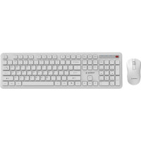 Gembird KEYBOARD +MOUSE WRL ENG/WH KBS-WPS-01-W GEMBIRD
