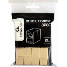 Gembird CABLE ACC IN-LINE COUPLER 8P8C/10 PCS BAG TA-350-10 GEMBIRD