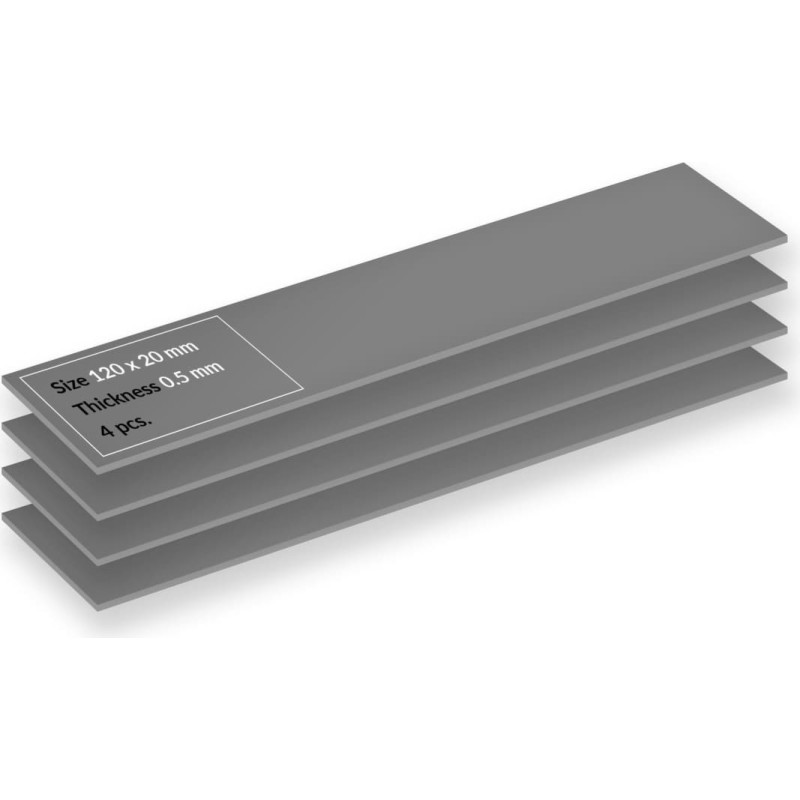 Arctic CPU COOLER ACC THERMAL PAD 4PK/120X20X0.5 ACTPD00065A ARCTIC