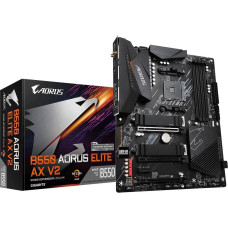 Gigabyte Mainboard|GIGABYTE|AMD B550|Socket AM4|ATX|RAM DDR4-SDRAM|4xSlots|Wi-Fi Yes|Bluetooth Yes|2xNumber of M.2 (M) slots|GIGABYTE B550 AORUS ELITE AX V2 (Rev. 1.6)|B550AORUSELITEAXV21.6