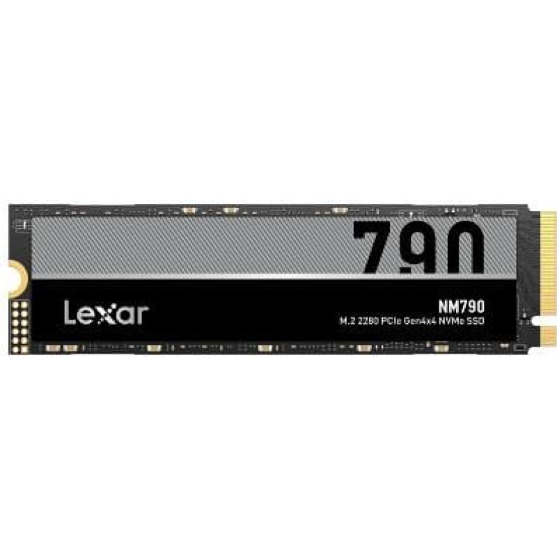 Lexar SSD|LEXAR|NM790|512GB|M.2|PCIe Gen4|NVMe|Write speed 4400 MBytes/sec|Read speed 7200 MBytes/sec|2.45mm|TBW 500 TB|MTBF 1500000 hours|LNM790X512G-RNNNG