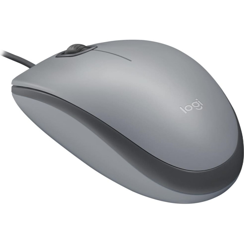 Logitech MOUSE USB OPTICAL M110 SILENT/MID GRAY 910-006760 LOGITECH