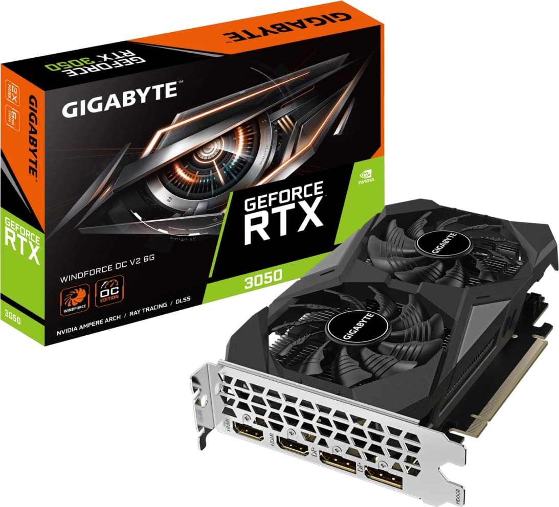 Gigabyte Graphics Card|GIGABYTE|NVIDIA GeForce RTX 3050|6